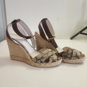 Coach brand Wrap wedges